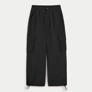 Hollister Gilly Hicks Active Cargo Pants Black Large NEW WITH TAGS